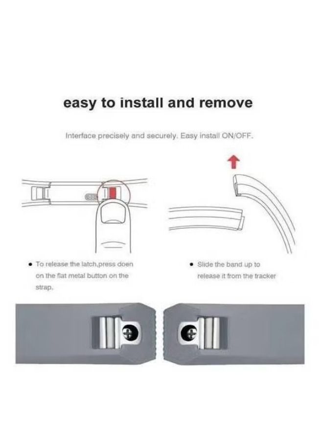 For Fitbit Alta HR  Small Size Soft Silicone Wrist Band Strap  - Image 5