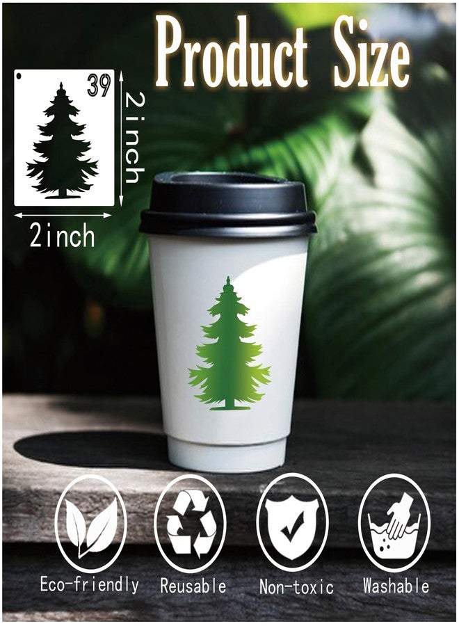 yhslmh 70pcs Wildlife Animal Stencils for Painting, Wood Burning, Nature Stencil Bear, Tree, Deer, Art Craft Canvas, Furniture Wall (70 Animal) - Image 3