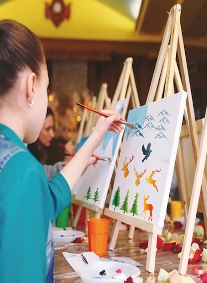 yhslmh 70pcs Wildlife Animal Stencils for Painting, Wood Burning, Nature Stencil Bear, Tree, Deer, Art Craft Canvas, Furniture Wall (70 Animal) - Image 5