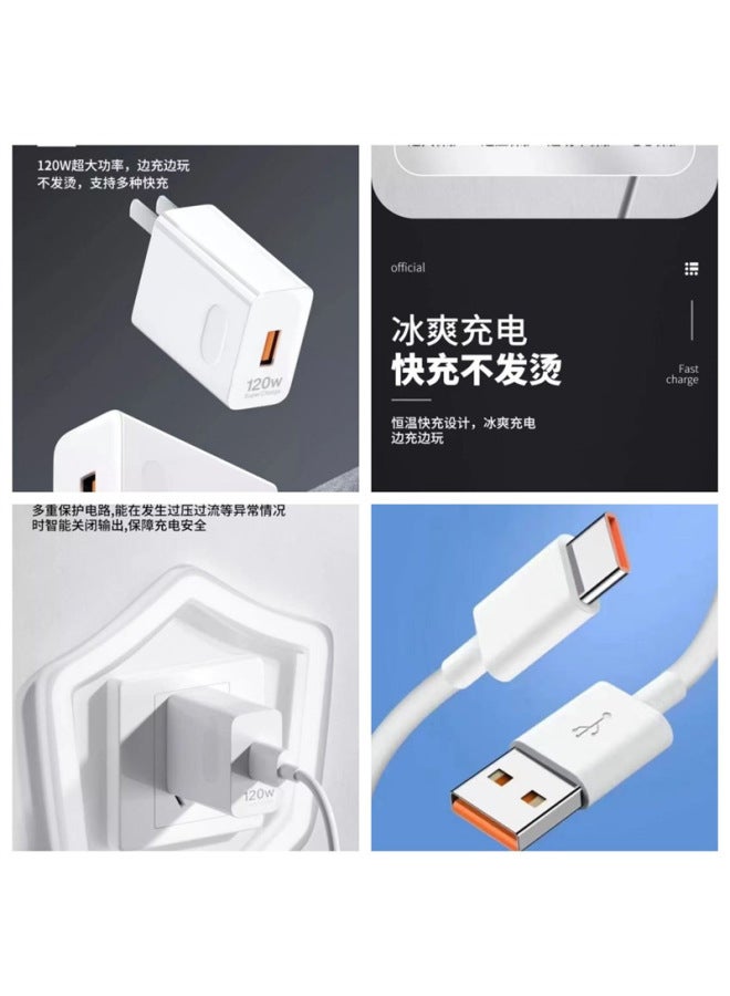 240w Head Official Mobile Phone Charger Super Fast Charging For 120w/66w Flash Charging Data Line Universal Suit - Image 1