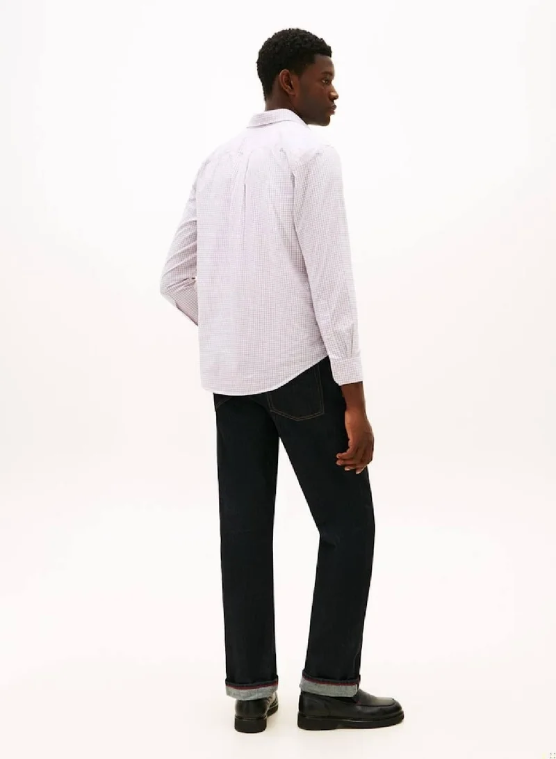 TOMMY HILFIGER TH Flex Regular Fit Tattersall Check Shirt