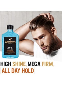 Woody's Mega Firm Hair Styling Gel for Men, Alcohol-free, Creates Body and Shine with Strong Hold Hair Gel -12 fl oz, 1 pc - pzsku/Z02C49B254050E02BCAB6Z/45/_/1739193433/4585f99b-23f0-4d56-b9c8-e3a88724d738