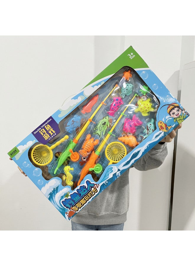 29 Yuan Model Boutique Children's Toys Business Stalls Night Market Stalls Training Institutions Educational Toys Supply Wholesale-Color:9970 Fishing Suit - Image 1