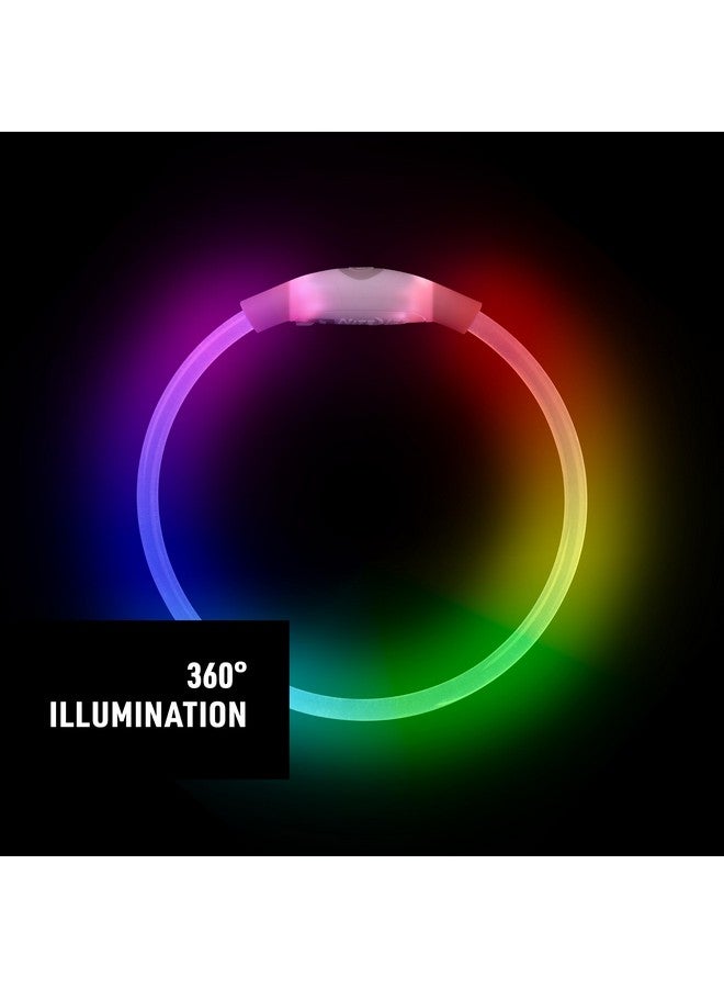 Nite Ize NiteHowl Mini Rechargeable LED Safety Necklace, Disc-O Select - Rechargeable Light Up Dog Necklace with LED Lights - Dog Accessories with Rechargeable Batteries - Mini, Disc-O Select - Image 3