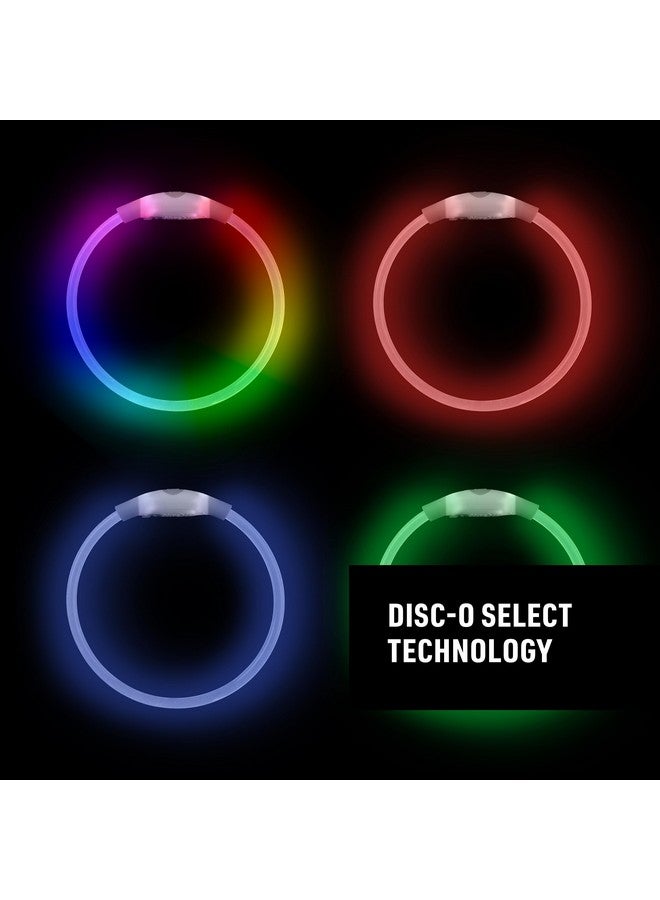 Nite Ize NiteHowl Mini Rechargeable LED Safety Necklace, Disc-O Select - Rechargeable Light Up Dog Necklace with LED Lights - Dog Accessories with Rechargeable Batteries - Mini, Disc-O Select - Image 2