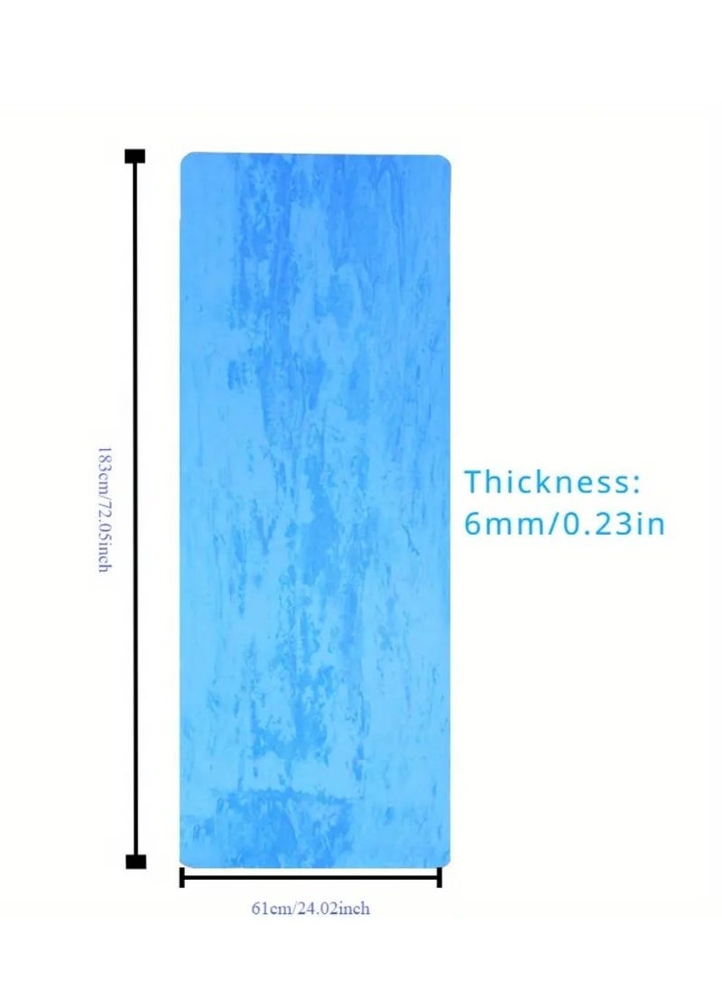 Spall Camouflage Design 6mm Yoga Mat – Non-Slip, Durable, and Comfortable Mat for Yoga, Pilates & Fitness  - Image 3