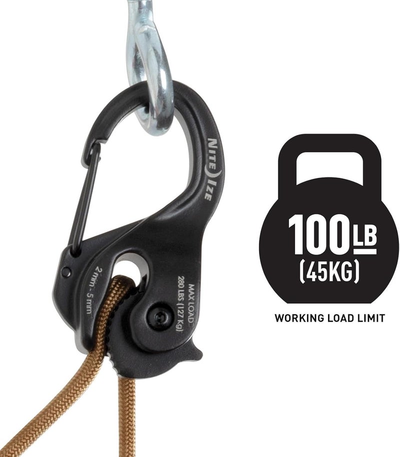 Nite Ize CamJam XT Aluminum Cord Tightener with Coyote Paracord - Image 5