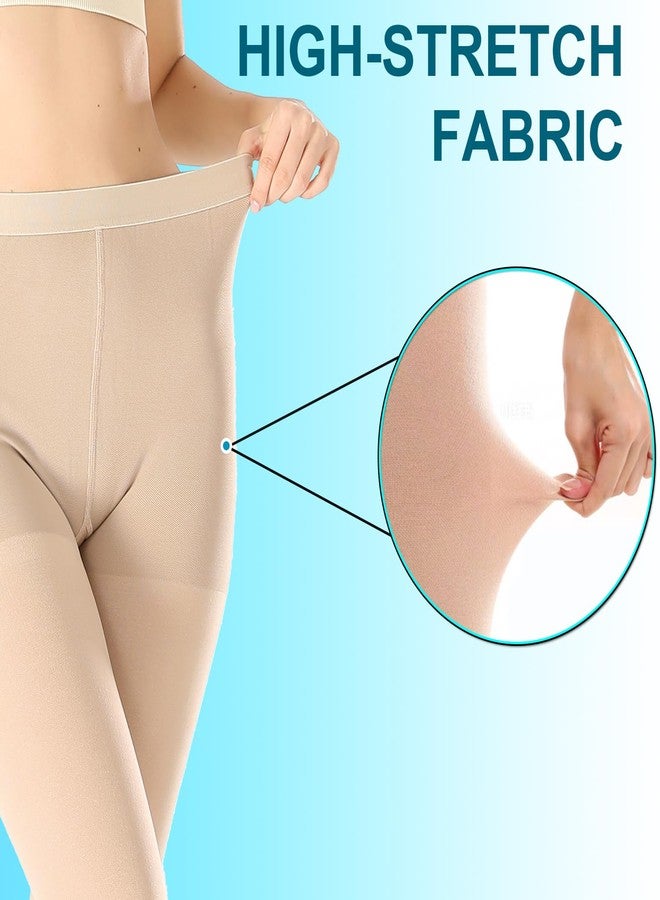 جوارب ضاغطة مفتوحة الأصابع من زويكالا، ضغط 20-30 ملم زئبق، جوارب طبية نسائية - Image 4