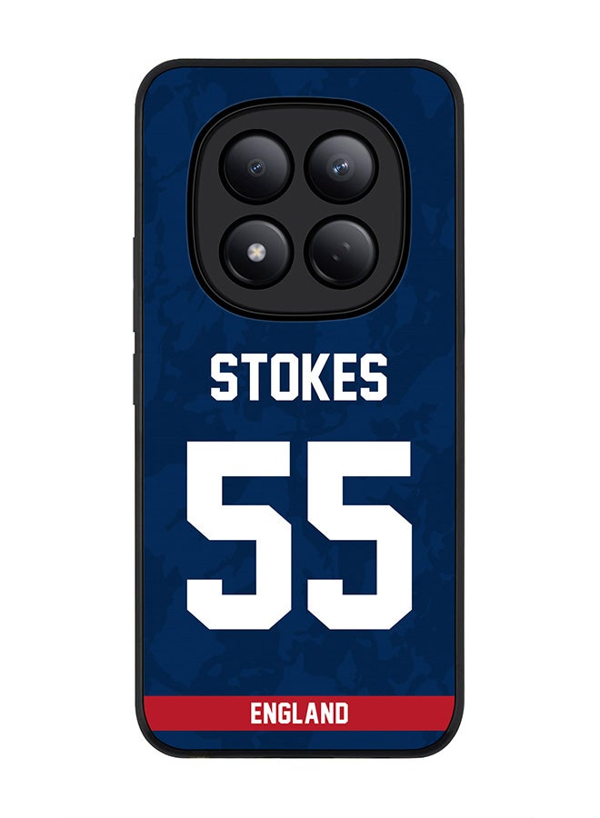 For Xiaomi Redmi Note 15 Pro 4G Case,Slim fit Camera Protection, Shockproof Thin Phone cover  - England Ben Stokes, Jersey No 55