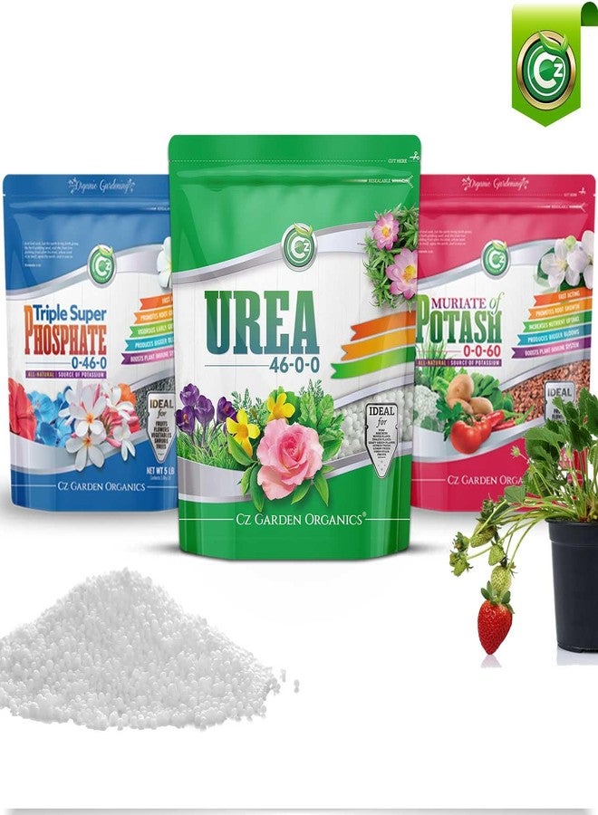 Cz Garden Supply سماد اليوريا من سي زد جاردن سبلاي 46-0-0، صنع في الولايات المتحدة الأمريكية، غذاء نباتي للزهور الداخلية والخارجية - يعزز النمو الكثيف - الخس، والمروج الخضراء، والفواكه، والخضراوات، وأشجار الحمضيات، وحبيبات الصبغة. - Image 2