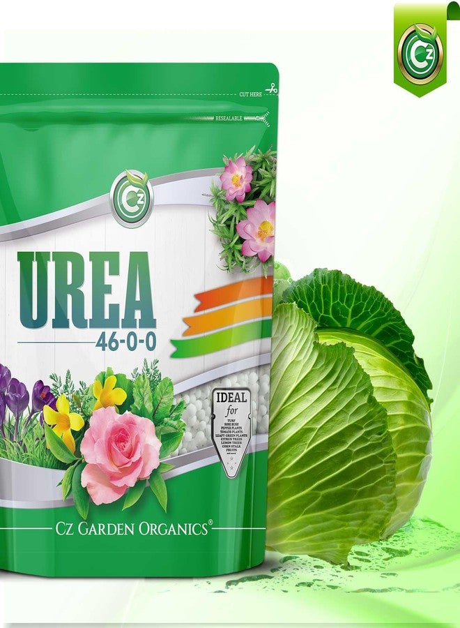 Cz Garden Supply سماد اليوريا من سي زد جاردن سبلاي 46-0-0، صنع في الولايات المتحدة الأمريكية، غذاء نباتي للزهور الداخلية والخارجية - يعزز النمو الكثيف - الخس، والمروج الخضراء، والفواكه، والخضراوات، وأشجار الحمضيات، وحبيبات الصبغة. - Image 4