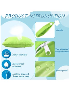 Y&D Wet Dry Bag for Baby Cloth Diapers Waterproof Washable Travel Reusable Diaper Toddler Swim Beach Pool 2 Pieces  - Image 3