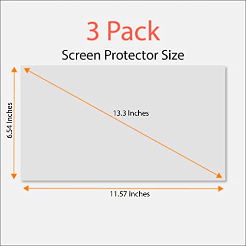 EZ-Pro Screen Protector Anti-Glare and Anti Finger Print Screen Protector (3 Pack) for 13.3 Inches Laptop - Image 5