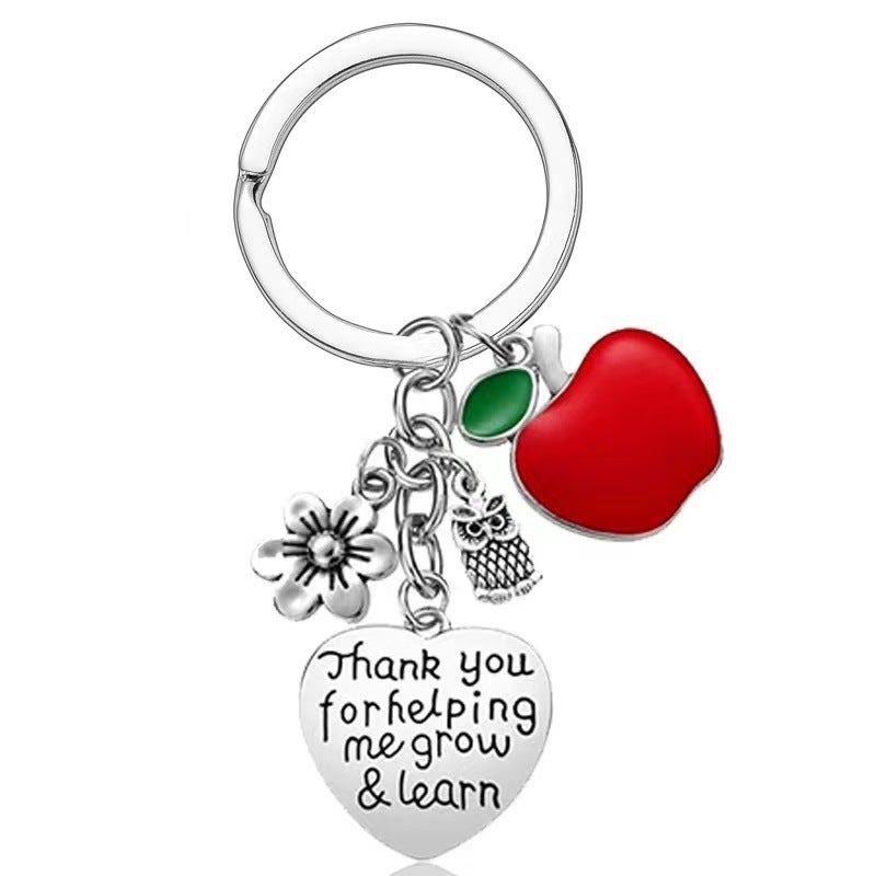 Apple Keychain Teacher Apparel Teacher'S Day Gift Keychain - Image 4