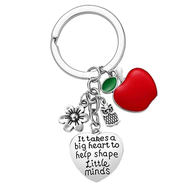 Apple Keychain Teacher Apparel Teacher'S Day Gift Keychain - Image 5
