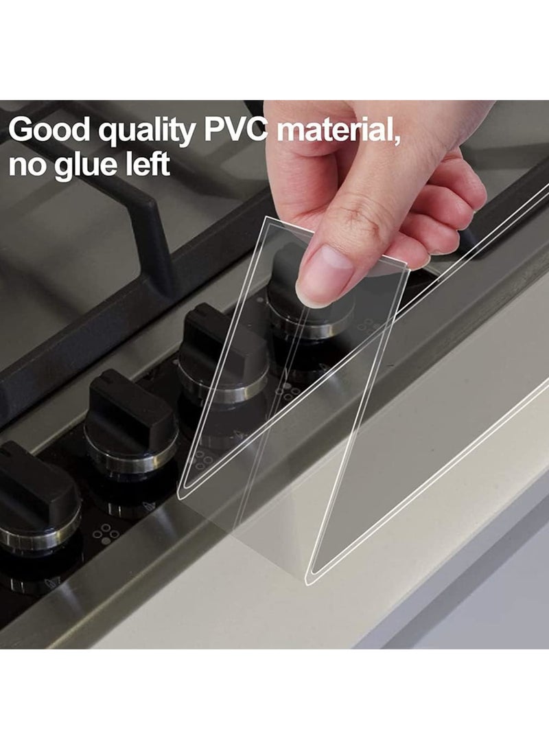 Zikra Self Adhesive Sealing Tape, Transparent Caulk Tape with Silicone Removal Scraper, Waterproof MildewProof Wall Sealant Tape for Bathroom, Kitchen and Toilet, 38 mm X 3.2 M, Single fold - Image 3