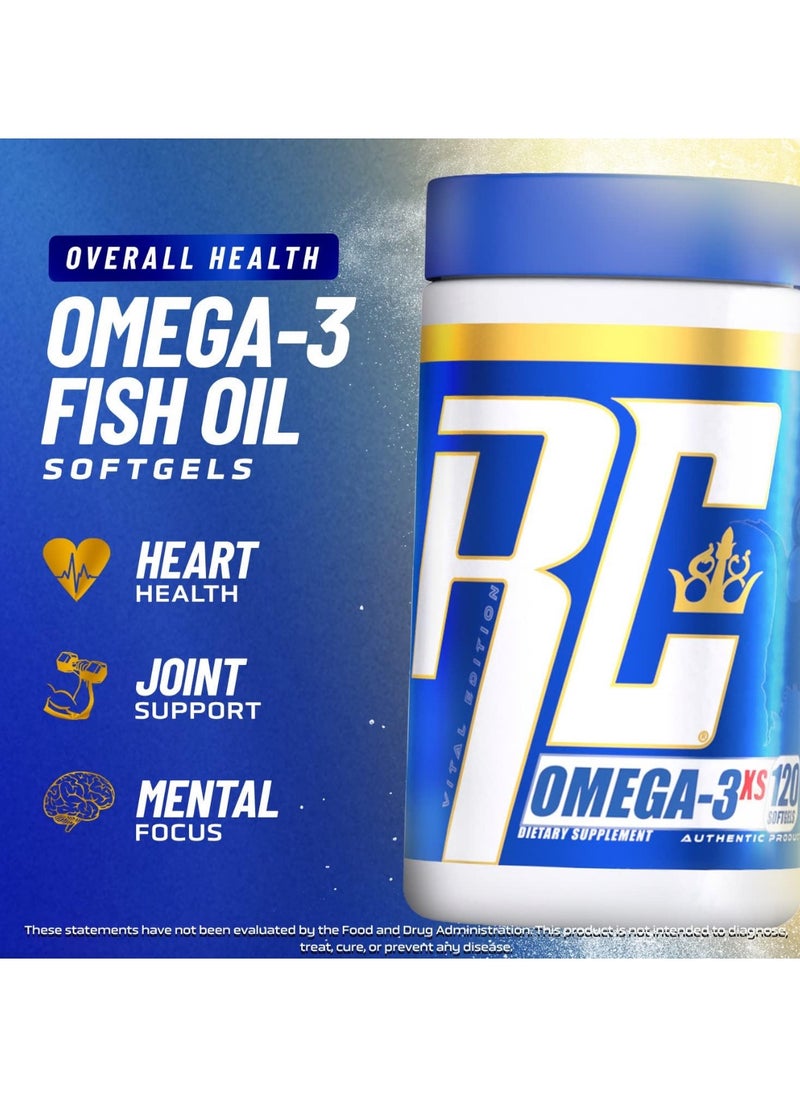 RONNIE COLEMAN Omega 3 XS 120 Softgels  - Image 2