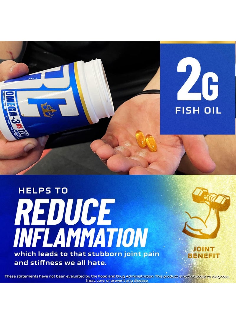 RONNIE COLEMAN Omega 3 XS 120 Softgels  - Image 4