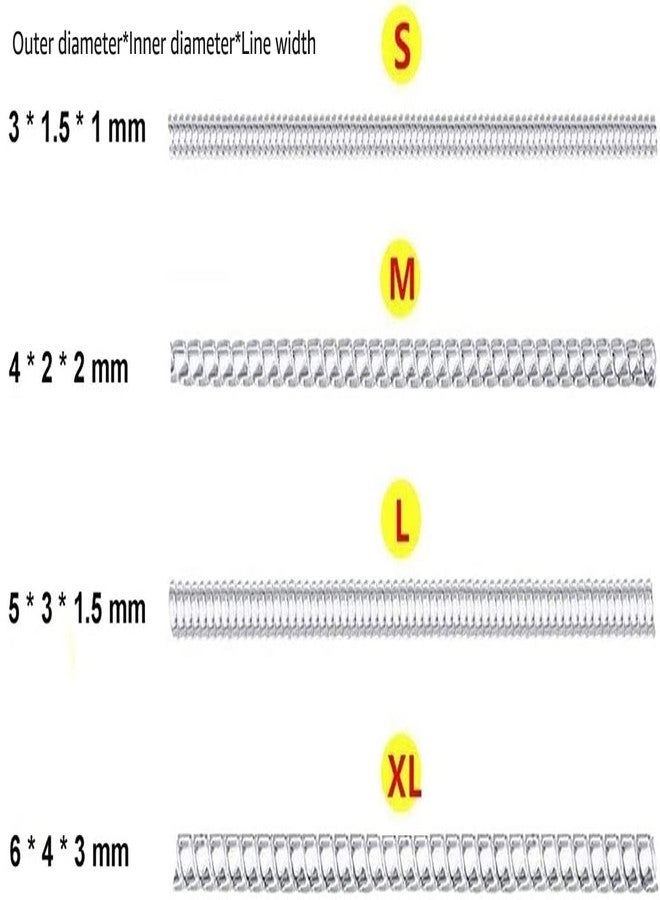 CLICKSY Ring Sizer Adjuster For Loose Rings For Women Men Tightener Resizer Fit Spiral Silicone Ring Adjuster for Loose Rings Pack of 4 - Image 4