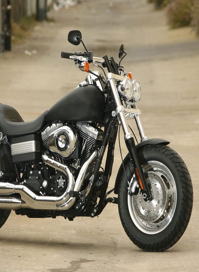 LKV Rear View Mirrors 360 Degree Long Stem Glide Side Cycle Accessories Compatibale with Road King Street Electra Glide Road Glide Dyna Softail 1982-2022 - Image 5