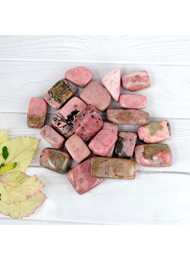 Reiki Crystal Products - Reiki Crystal Products Natural Rhodochrosite Tumble Stone Raw Rough Stone Tumbled Pack of 1 pc - Image 1