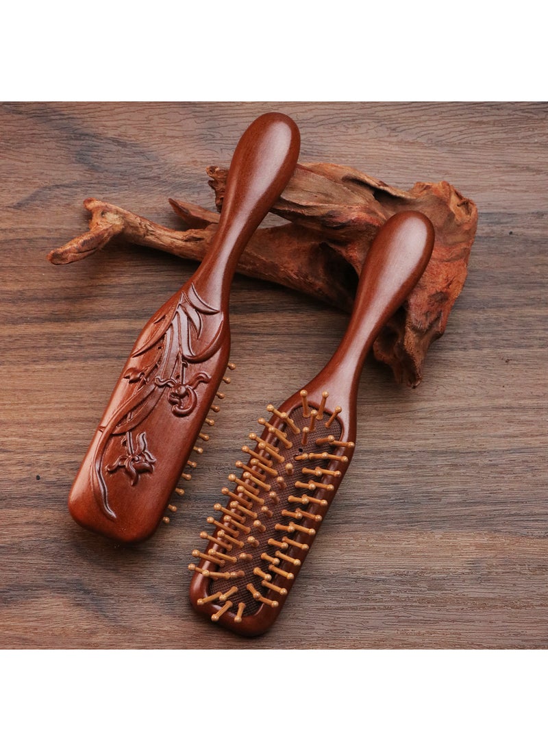 Generic Narrow Air Cushion Comb Massage Wooden Portable Orchid air cushion comb 