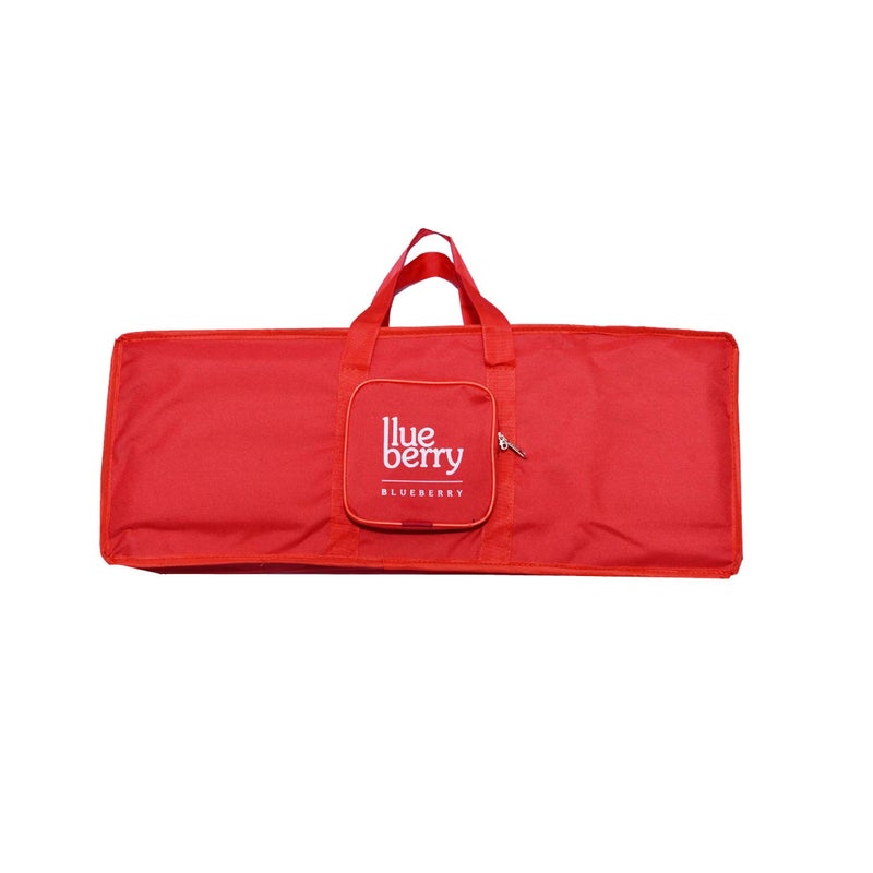 Blueberry KB-10 Padded Gig cover Keyboard Bag Compatible with Casio SA-46, Casio SA-47 & Casio SA-50 Digital Keyboard (Red) - Image 5