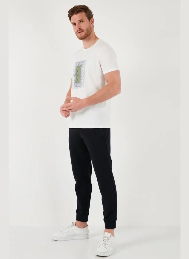 Buratti  Buratti Cotton Slim Fit Crew Neck T Shirt Men's T SHIRT 646R7930 for Men | Best Price UAE