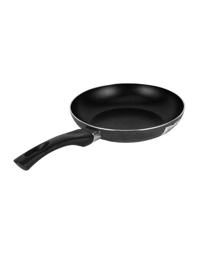 Royalford 20 cm Aluminum Nonstick Frypan with Stainless Steel Lid / Strong Body with 3 Layer Coating and Heat Resistant Bakelite Handle / Not Compatible with Induction Stovetops / Perfect for Frying, Sauting, Tempering / Black Assorted - Image 4