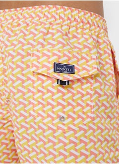 Hackett Geo Print Swim Shorts  - Image 5