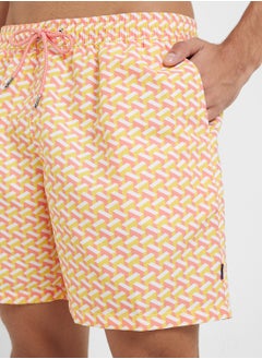 Hackett Geo Print Swim Shorts  - Image 4