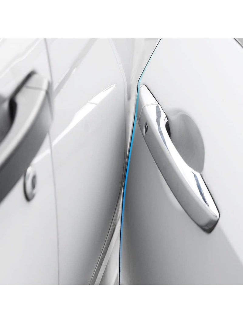 Generic - Universal Car Door Edge Guards U Shape Chrome Trim Strip DIY for Sedan Pickup Decoration Silver - Image 1