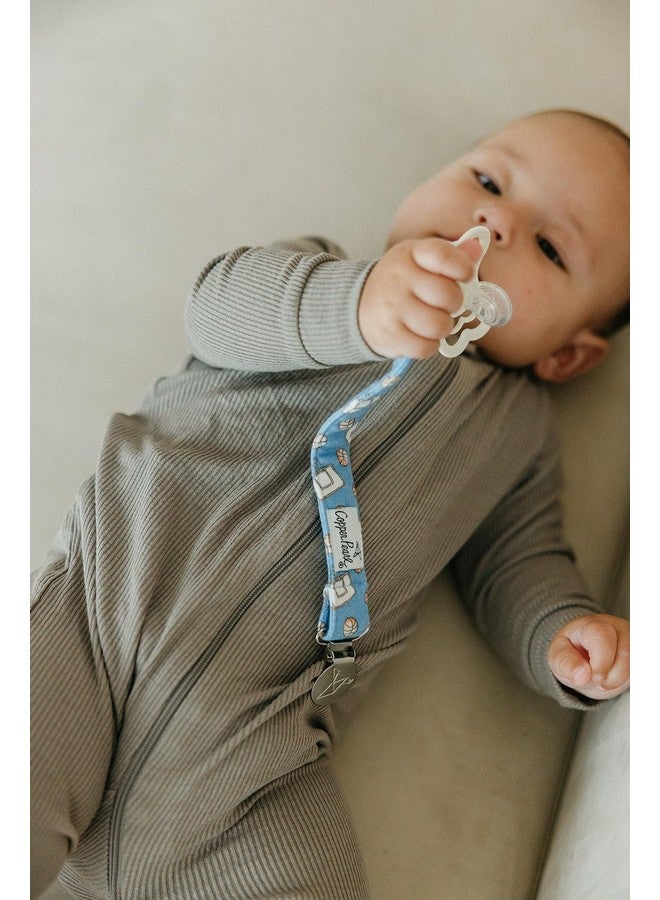 Copper Pearl Binky Clip Set 'Dunk' (Pack of 3) - Image 2