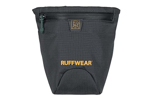Ruffwear Pack Out Dog Poop Bag Holder HandsFree Waste Dispenser with Belt Leash Clip Durable OdorProof Doggie Pouch for Trail Walks EasyClean Design Basalt Gray Medium - Image 1