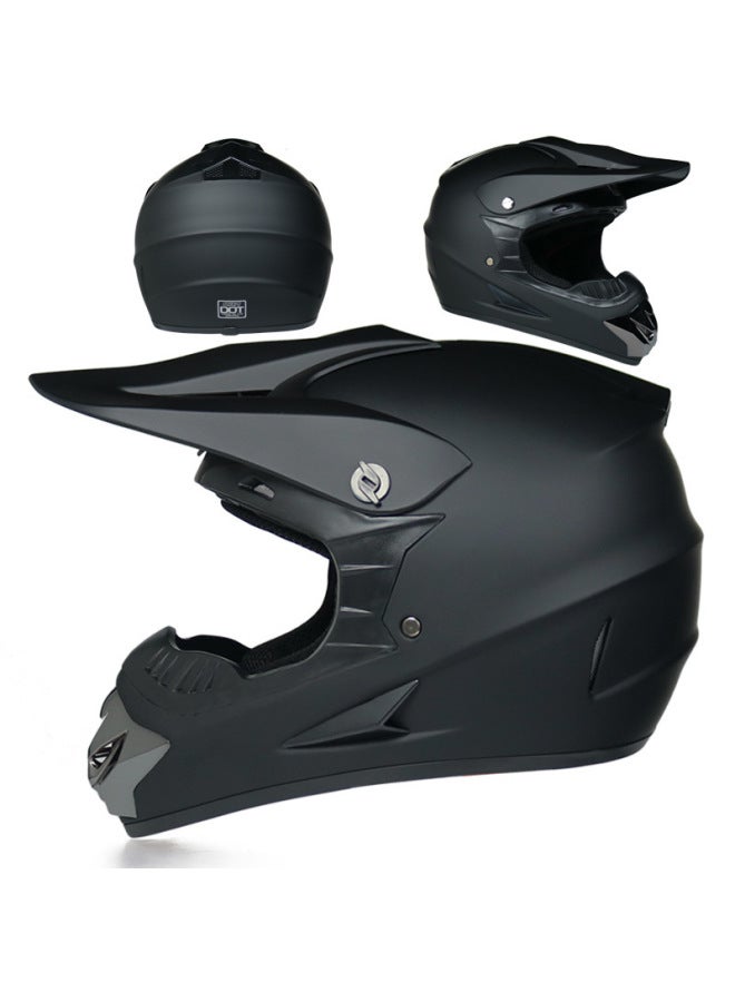 Asian Black New National Standard Electric Bicycle Helmet Men And Women Adult Mountain Downhill Atv Full Helmet Children Go Kart Field