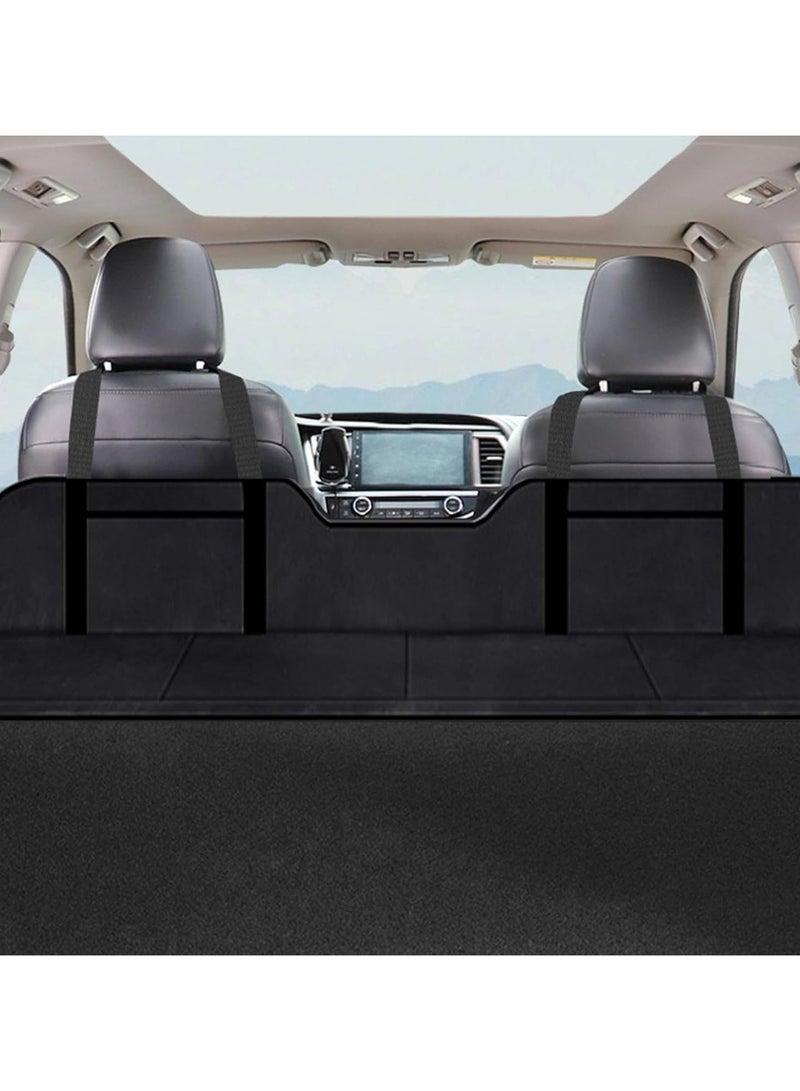 AUTOYSUR Car Back Seat Mattress Extension Plate,Foldable Car Back Seat Extender,Car Back Seat Extender, Increase Travel Trunk Space and Car Bed Camping Space for Car,black - Image 1