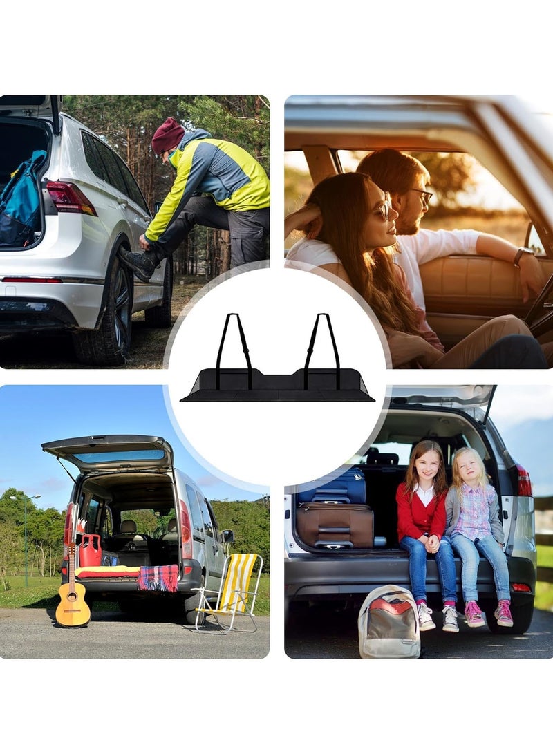 AUTOYSUR Car Back Seat Mattress Extension Plate,Foldable Car Back Seat Extender,Car Back Seat Extender, Increase Travel Trunk Space and Car Bed Camping Space for Car,black - Image 5