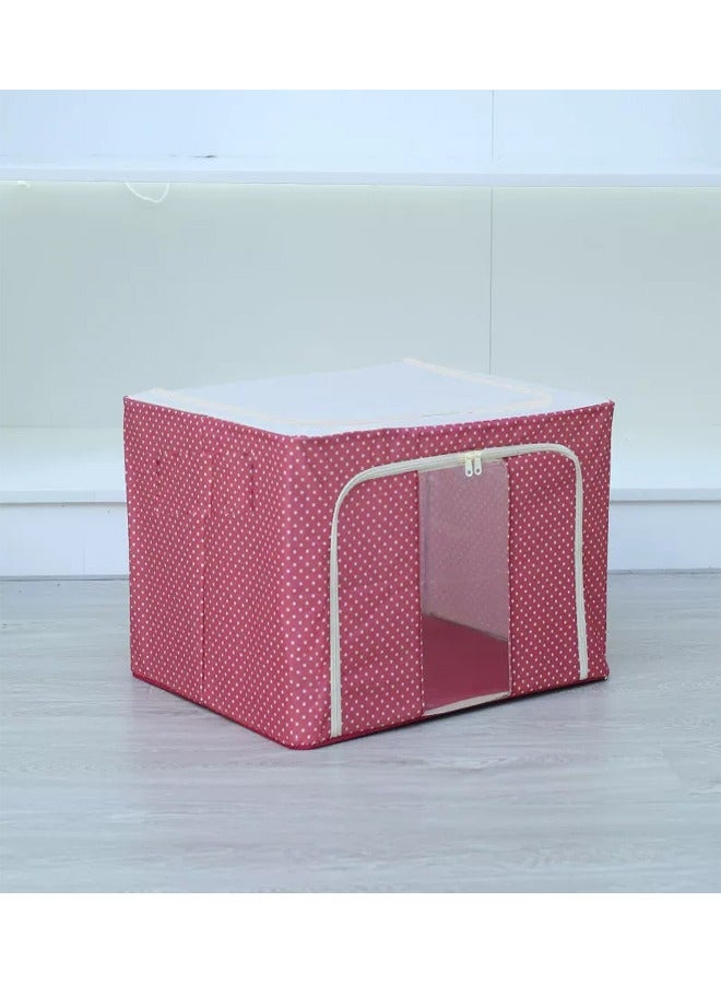 ATM Foldable Fabric Storage Box with Transparent Window – 42x40x60cm - Image 1