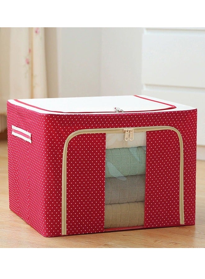 ATM Foldable Fabric Storage Box with Transparent Window – 42x40x60cm - Image 3