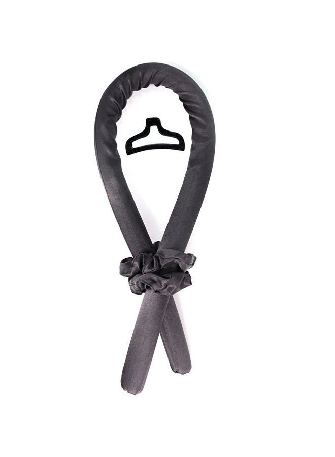 general Heat-free curling iron, silk headband, with hairpins, soft and natural curls and waves to do your own, styling tool for sleeping overnight (black) - Image 1