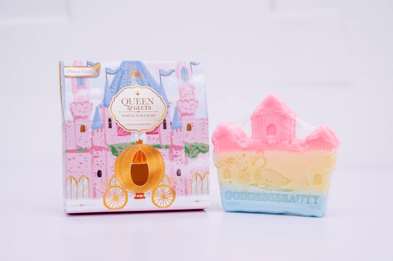 HANI PO goddess beauty queen of gluta white gluta 24k gold pure aura soap ingredients from korea 80g pack of 1 thailand productBeauty soap for women girls bathing soap for women men Soap for girls soap for women imported white soap Natural made soap for gitrls women - Image 1