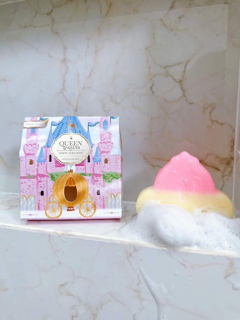 HANI PO goddess beauty queen of gluta white gluta 24k gold pure aura soap ingredients from korea 80g pack of 1 thailand productBeauty soap for women girls bathing soap for women men Soap for girls soap for women imported white soap Natural made soap for gitrls women - Image 3
