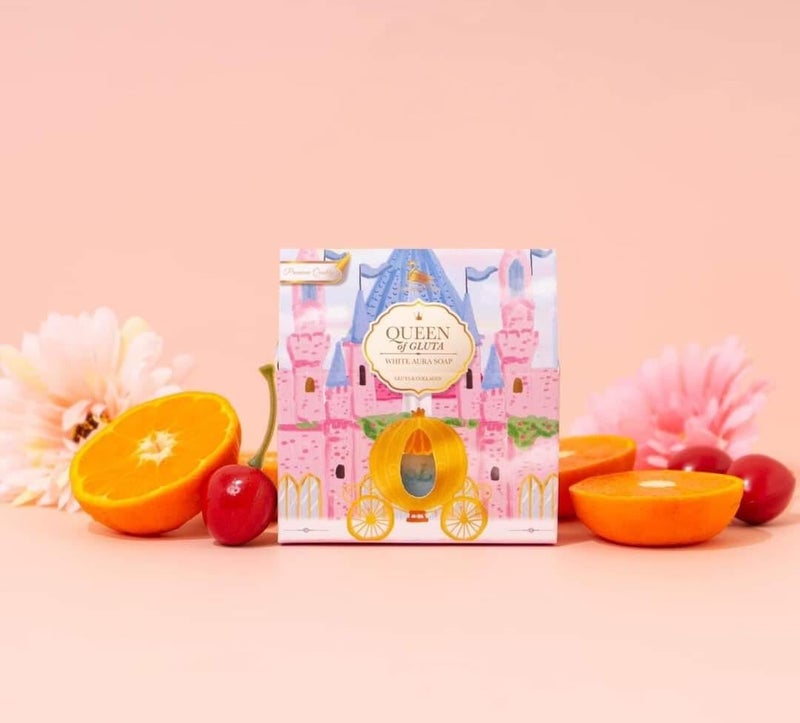 HANI PO goddess beauty queen of gluta white gluta 24k gold pure aura soap ingredients from korea 80g pack of 1 thailand productBeauty soap for women girls bathing soap for women men Soap for girls soap for women imported white soap Natural made soap for gitrls women - Image 2