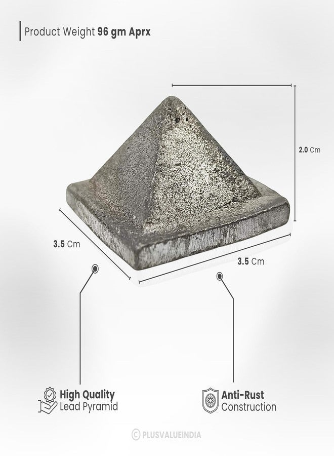 Plus Value Lead Pyramid for South West Vastu Remedies Kitchen, Main Door, Entrance, Toilet (Size 1 Inch) - Image 3