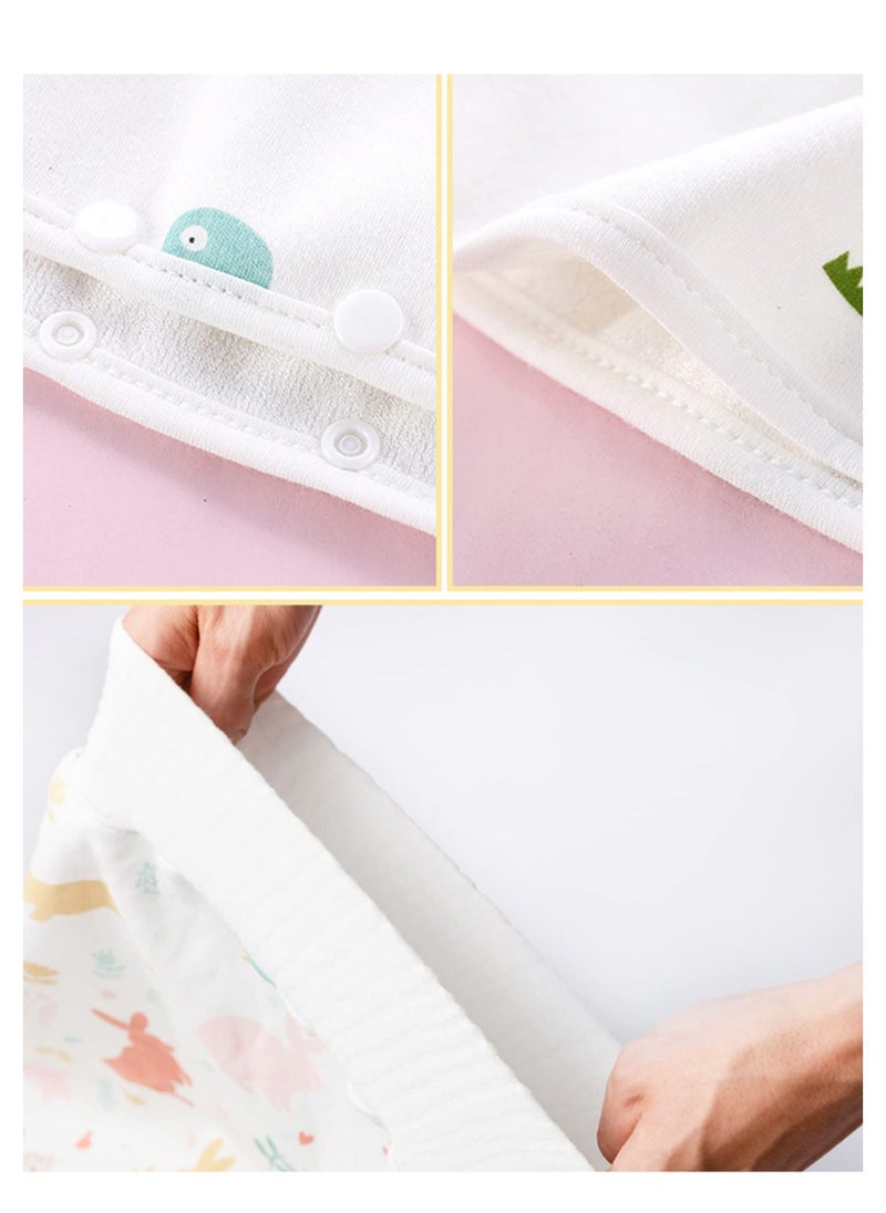 SYOSI 2 Pack Baby Boy Girl Waterproof Cotton Diaper Skirt Shorts Comfy Breathable Potty Training Pants Anti Bed Wetting Clothes for 0-4 Year Old Baby Girls Boys  - Image 2