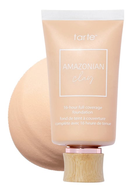 Tarte Amazonian Clay 16-Hour Full Coverage Foundation 20N Light Neutral | Long-Wear Natural Matte Finish | 1.7 oz / 50 ml