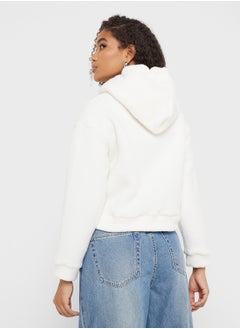 Ginger Hooded Zip Up Teddy Jacket  - Image 2