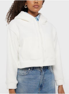 Ginger Hooded Zip Up Teddy Jacket  - Image 3