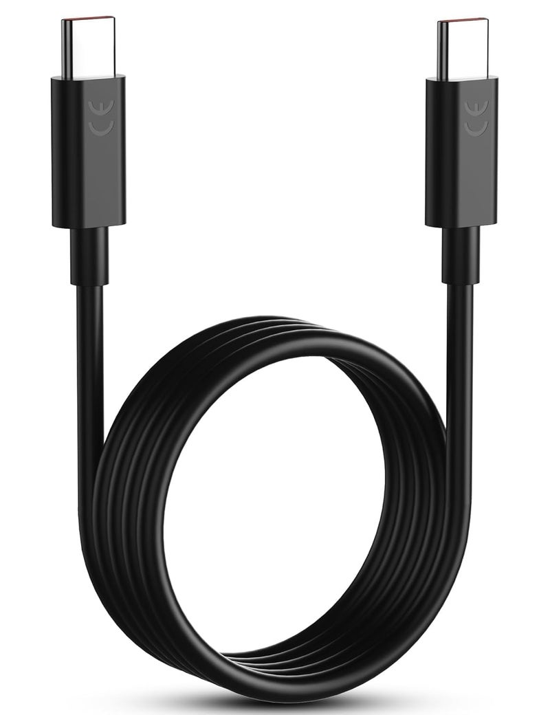 SSR 68W Turbo Power Fast 3.3Ft Type C Cable For Smartphone Motorola Edge 60 Pro/Edge 50 Pro/Razr 50 Ultra/Moto G84/G54/Moto E40/Moto G35/Edge 40 Neo & Support Other USB C Device (MT-CBL), Black - Image 1