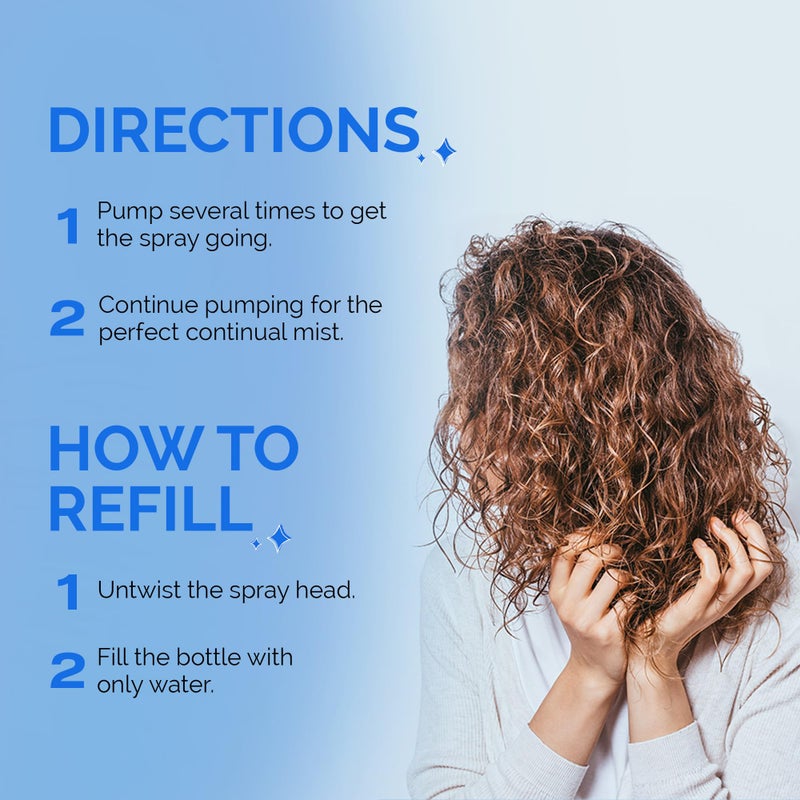 Curl Keeper CURLY HAIR SOLUTIONS Curl Keeper H2O Water Bottle,12oz - Image 5